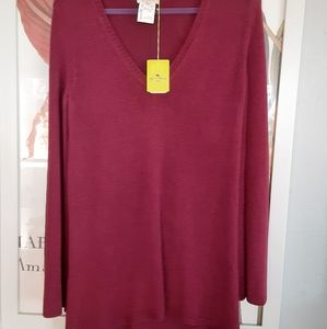 ETRO 100% SILK SWEATER.